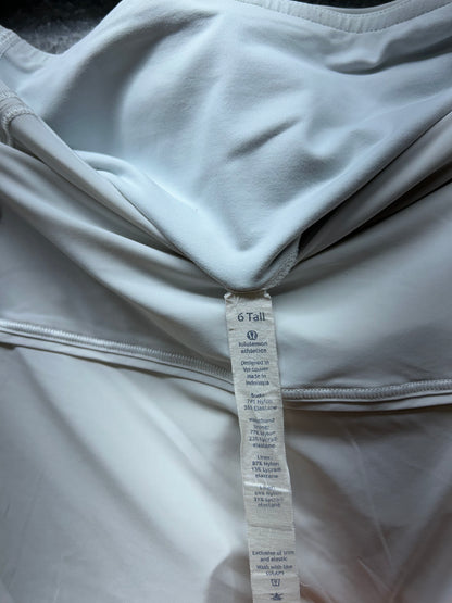 Lululemon Lost In Pace Skirt Tall Size 6 White