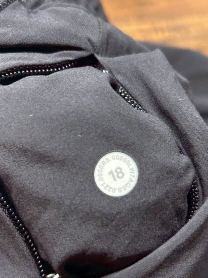 Lululemon Track That Short 5" Size 18 Black