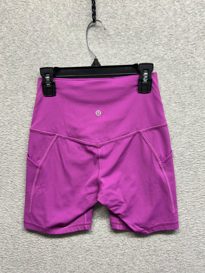 Lululemon Align High-Rise Short with Pockets 6" Size 4 Vivid Plum