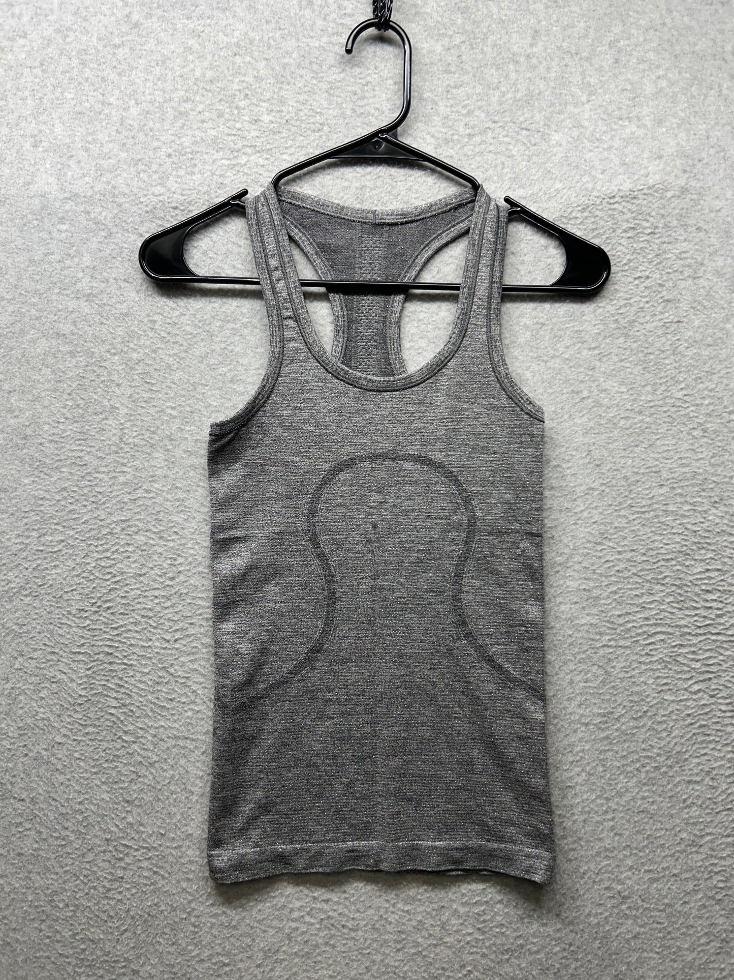 Lululemon Swiftly Tech Racerback *Sparkle Size 2 Black / White / Silver