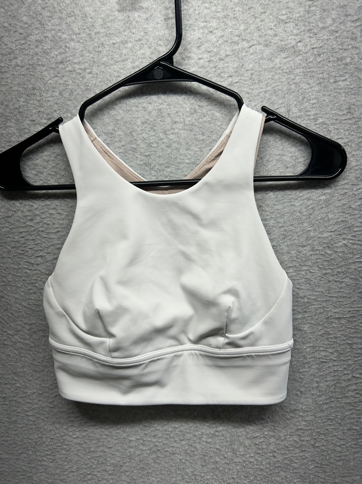 Lululemon Wunder Train Long-Line Bra Size 6 White