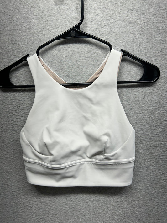 Lululemon Wunder Train Long-Line Bra Size 6 White