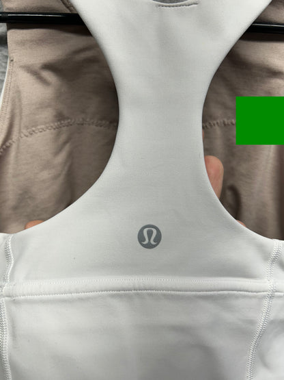 Lululemon Wunder Train Long-Line Bra Size 6 White