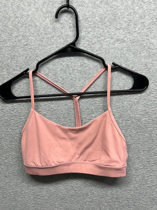 Lululemon Flow Y Bra Size 6 Pink Puff