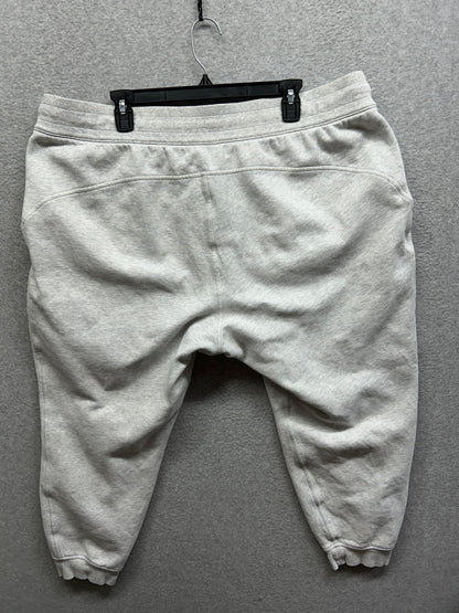 FLAWED  Lululemon Scuba High-Rise Jogger Fleece 28" Size 20 Heathered Core Ultra Light Grey