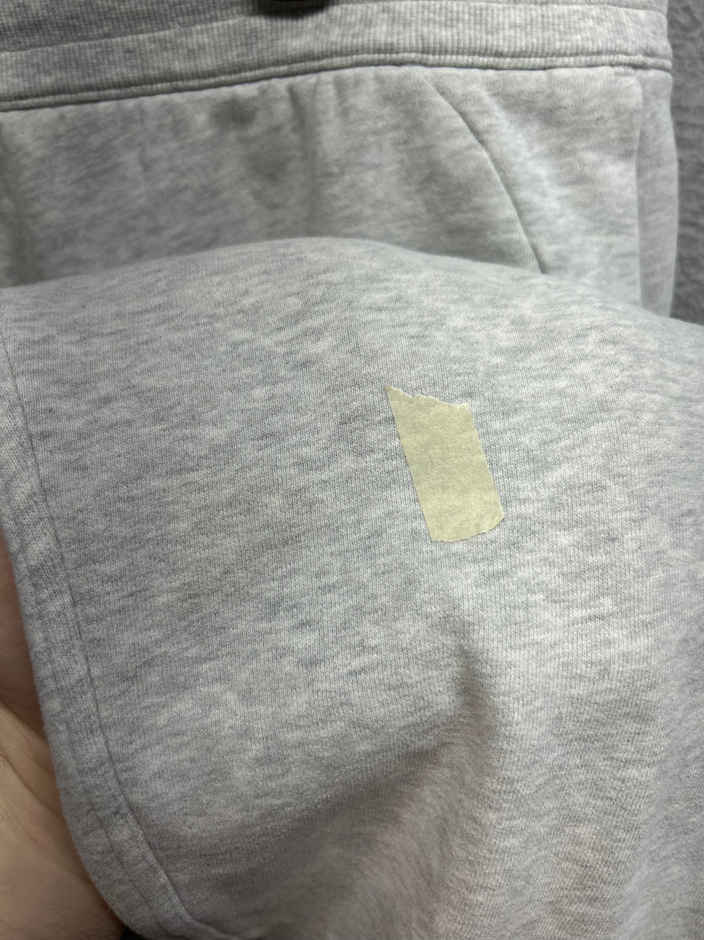 FLAWED  Lululemon Scuba High-Rise Jogger Fleece 28" Size 20 Heathered Core Ultra Light Grey