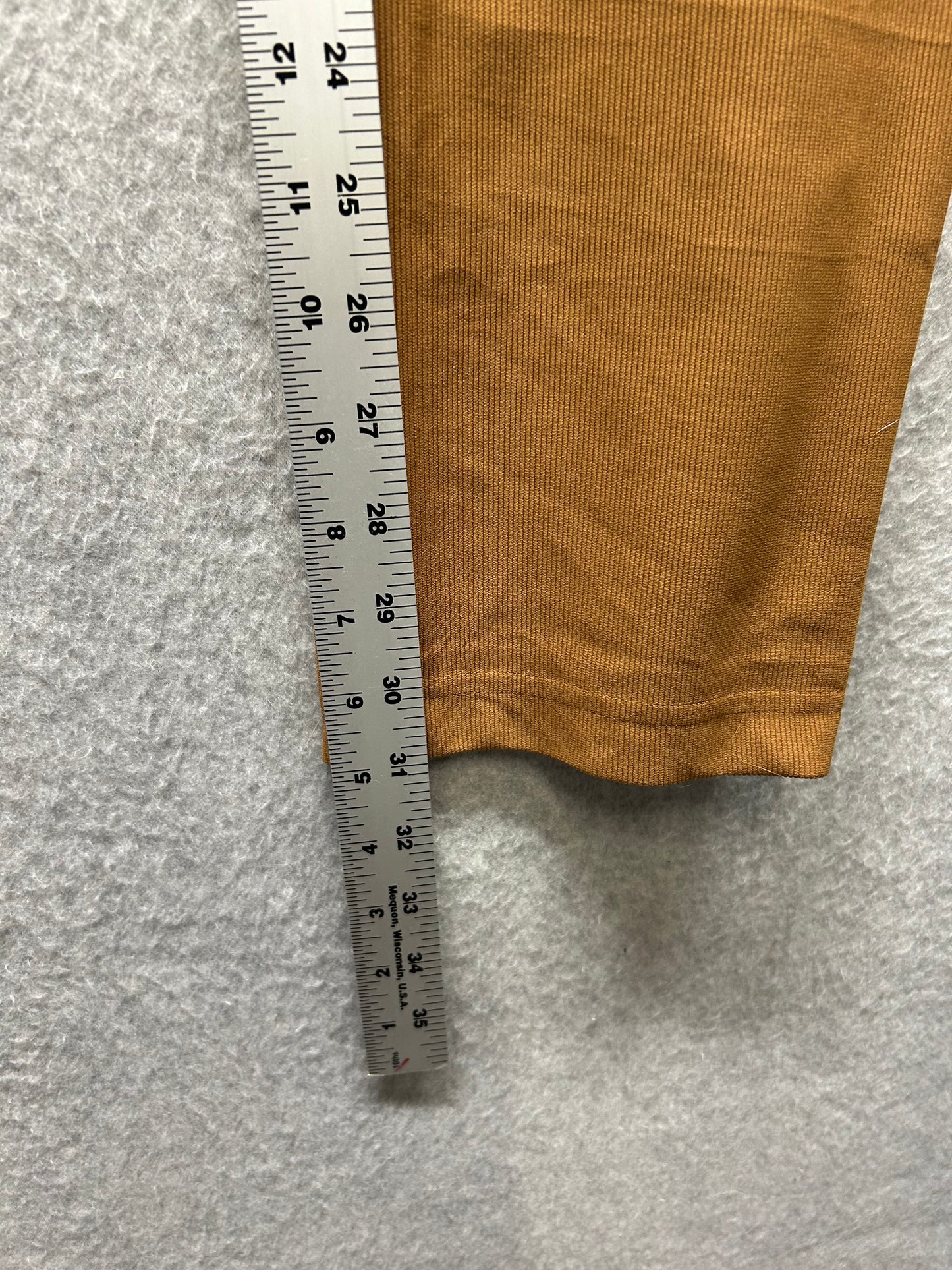 Lululemon ABC Slim-Fit Pant Mens Size 31x31 Corduroy Copper Brown