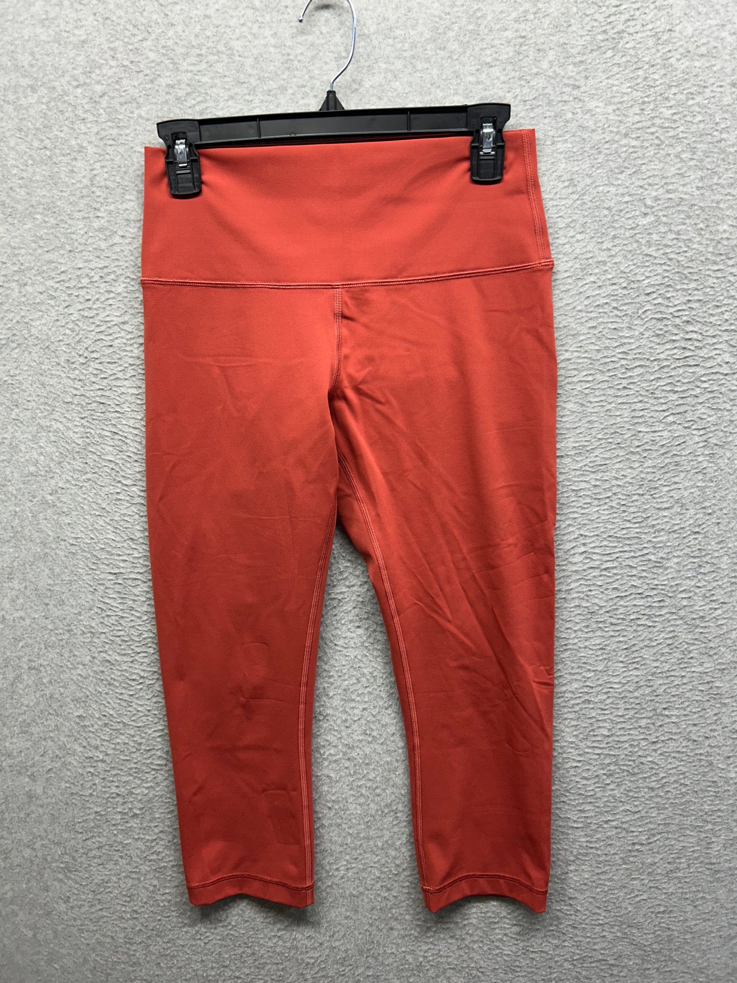Lululemon Wunder Under Crop High-Rise Luxtreme 21" Size 8 Brick Rose