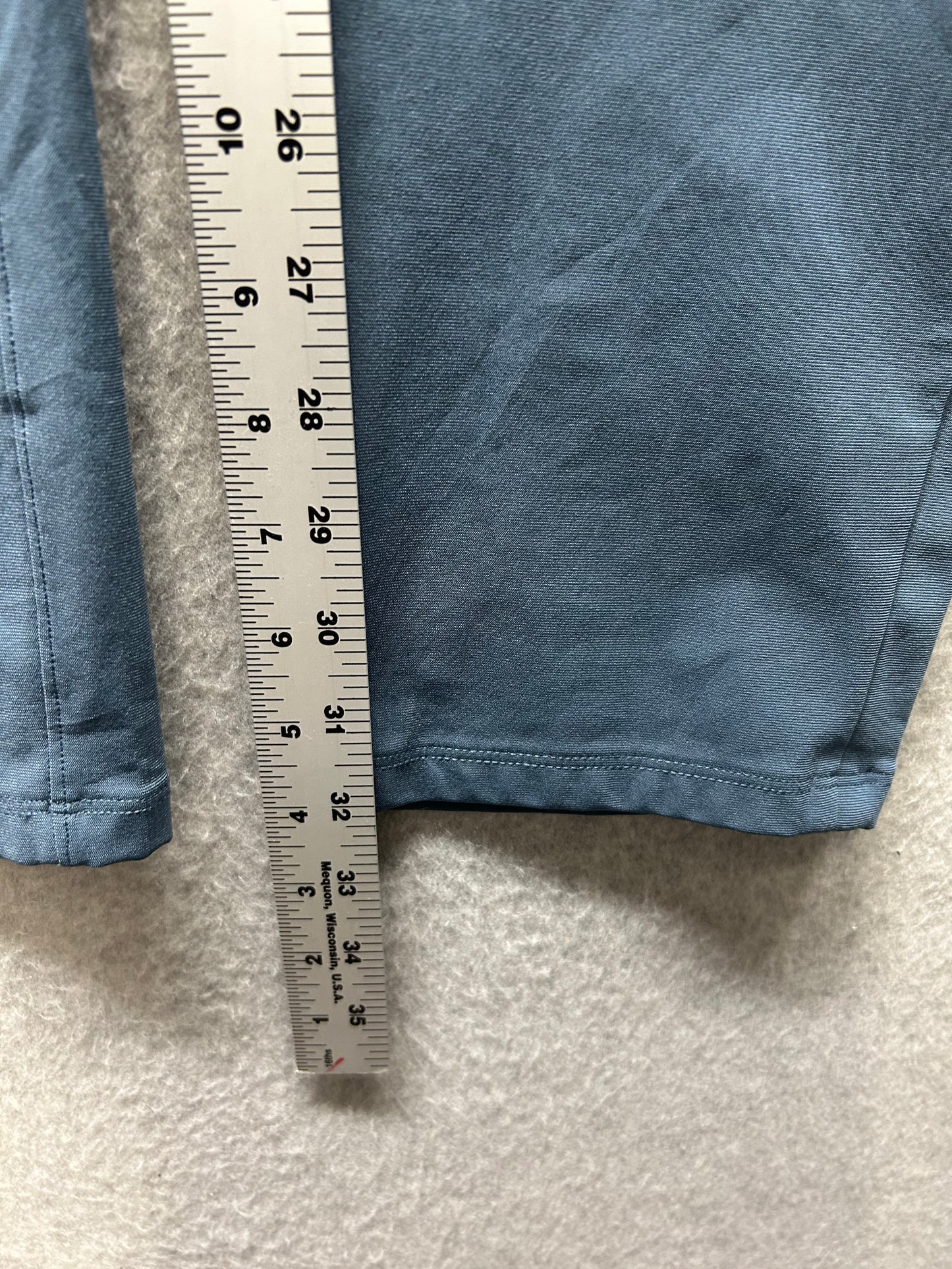 Lululemon Commission Pant Slim Mens Size 36x32 Warpstreme Iron Blue