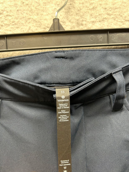 Lululemon ABC Slim Warpstreme Mens Size 33x28 True Navy