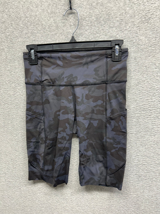Lululemon Fast And Free Short 10" Size 6 Heritage 365 Camo Deep Coal Multi