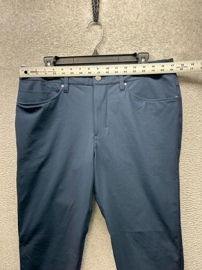 Lululemon ABC Slim Warpstreme Mens Size 33x28 True Navy
