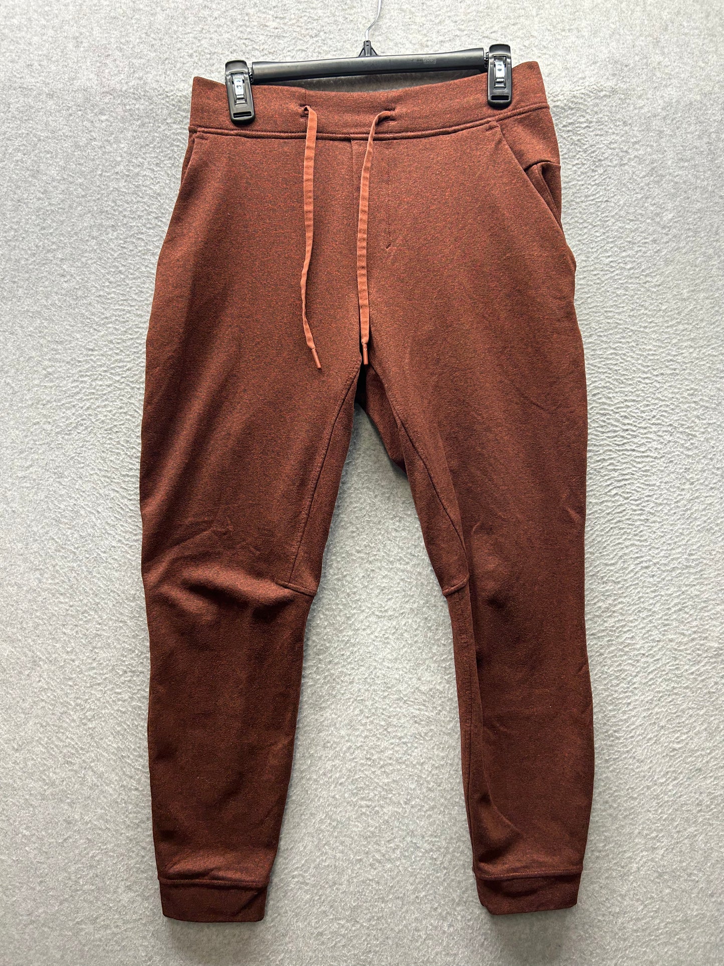 Lululemon City Sweat Jogger Thermo 29" Mens Size Small Heathered Dark Terracotta