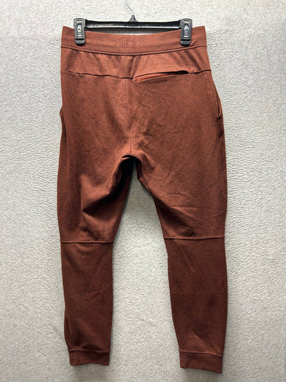 Lululemon City Sweat Jogger Thermo 29" Mens Size Small Heathered Dark Terracotta