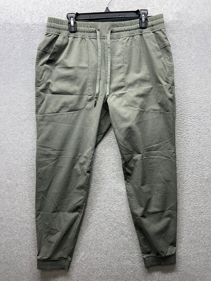 Lululemon ABC Jogger WovenAir Mens Size XL Grey Sage