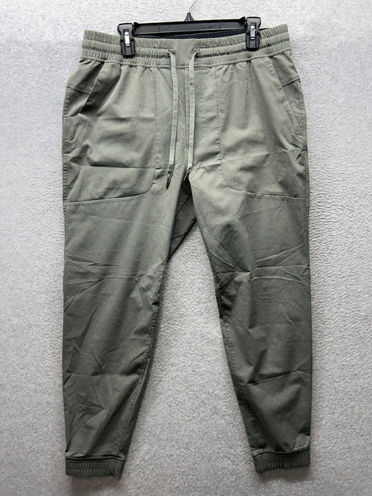 Lululemon ABC Jogger WovenAir Mens Size XL Grey Sage