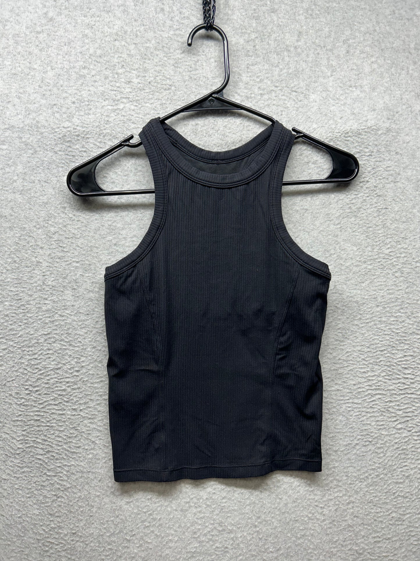 Lululemon Ribbed Nulu Racerback Yoga Tank Top Size 4 Black