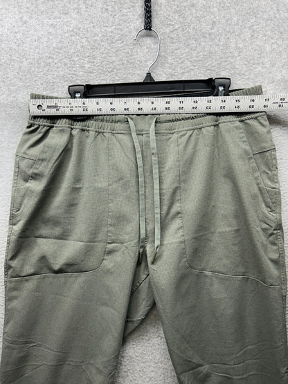 Lululemon ABC Jogger WovenAir Mens Size XL Grey Sage