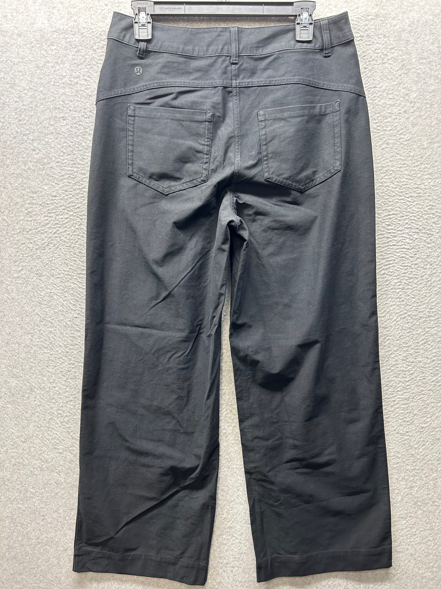Lululemon City Sleek 5 Pocket Wide-Leg High-Rise Pant Light Utilitech Womens 30x29.5 Black