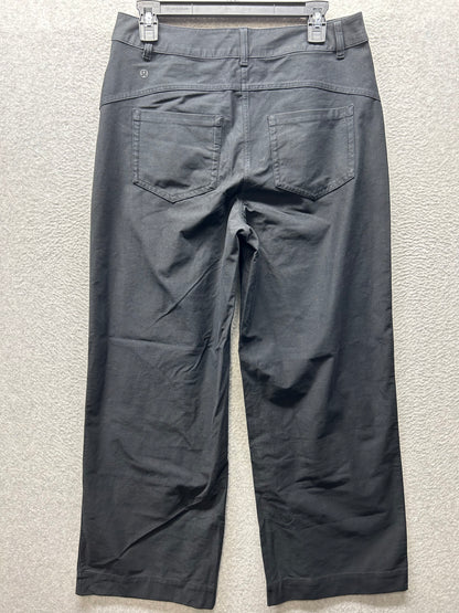 Lululemon City Sleek 5 Pocket Wide-Leg High-Rise Pant Light Utilitech Womens 30x29.5 Black