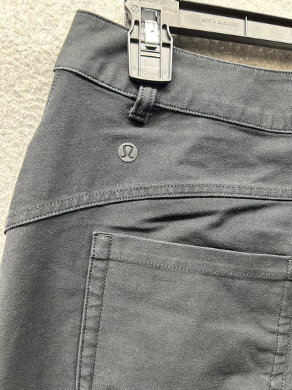 Lululemon City Sleek 5 Pocket Wide-Leg High-Rise Pant Light Utilitech Womens 30x29.5 Black