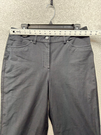 Lululemon City Sleek 5 Pocket Wide-Leg High-Rise Pant Light Utilitech Womens 30x29.5 Black