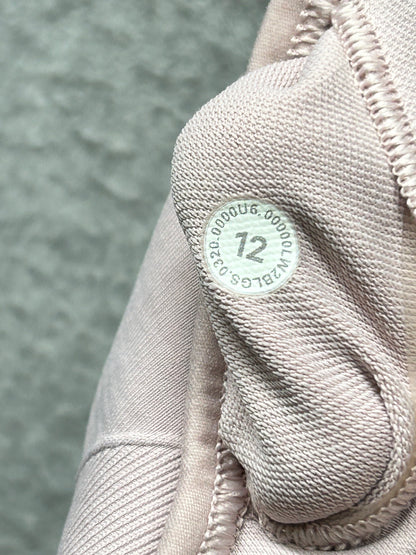 Lululemon Ebb to Train Bra Medium Support, C/D Cup Size 12 Porcelain Pink