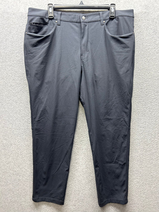 Lululemon ABC Slim Warpstreme Mens Size 36x28.5 Obsidian