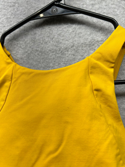 Lululemon Free To Be Serene Bra High Neck Size 2 Honey Lemon
