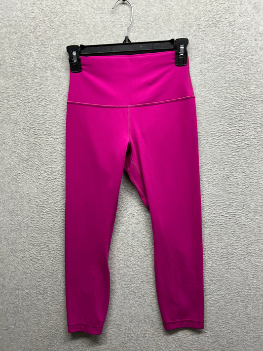 Lululemon Align High-Rise Crop 23" Size 6 Ripened Raspberry (Square Dot)