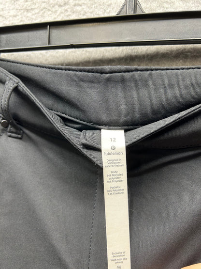 Lululemon City Sleek 5 Pocket 7/8 Pant Size 12 Graphite Grey