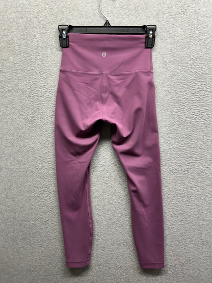 Lululemon Wunder Train High-Rise Tight 25" Size 4 Vintage Plum