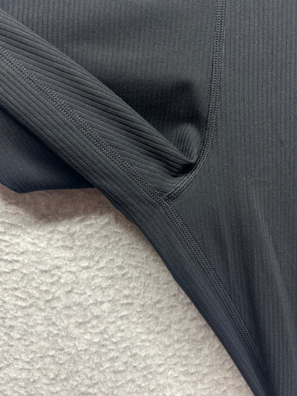 Lululemon Align Ribbed High-Rise Pant 28" Size 10 (Square) Black