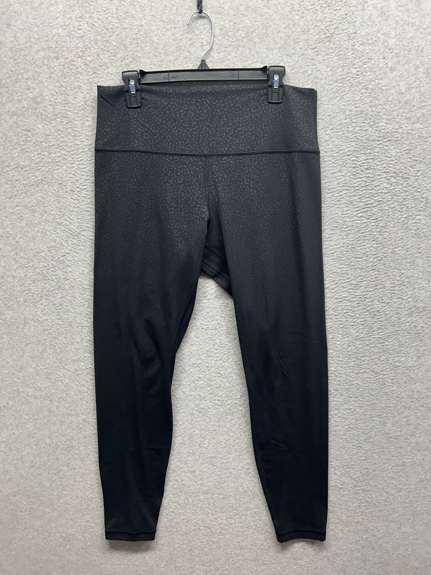 Lululemon Align High-Rise Pant 28" Size 14 Leopard Daisy Emboss Black (Square Dot)