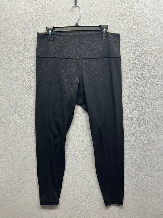 Lululemon Align High-Rise Pant 28" Size 14 Leopard Daisy Emboss Black (Square Dot)