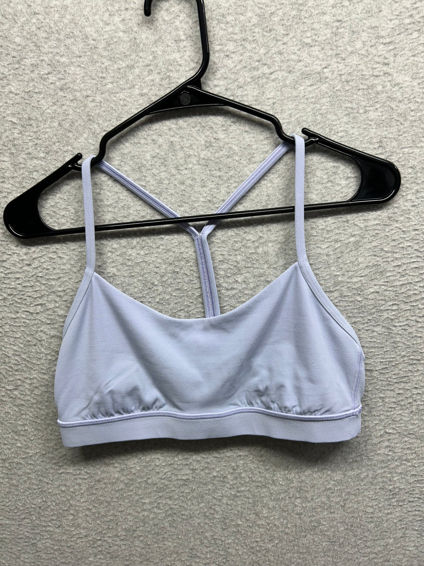 Lululemon Flow Y Bra Nulu Size 10 Lilac Smoke
