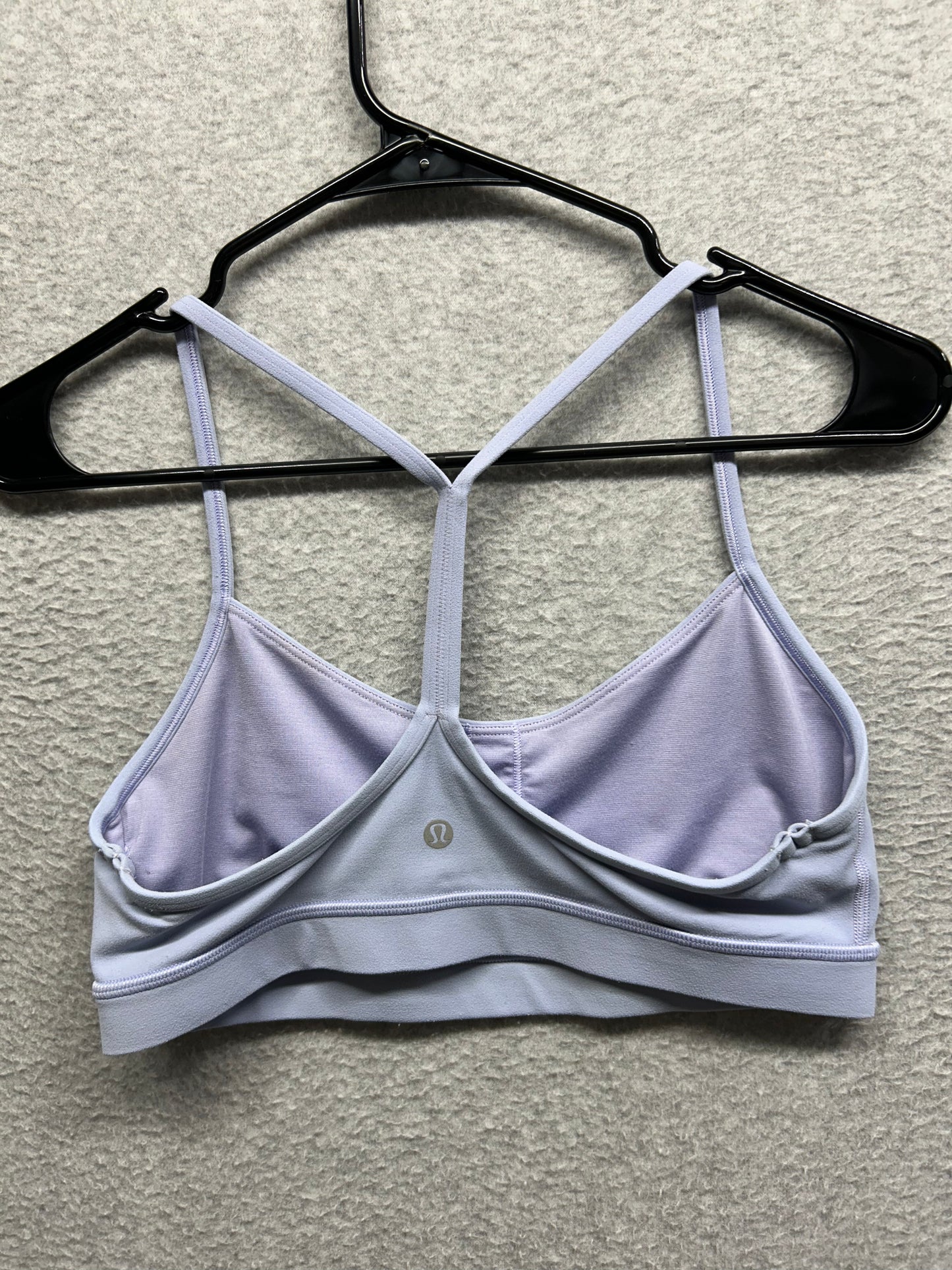 Lululemon Flow Y Bra Nulu Size 10 Lilac Smoke