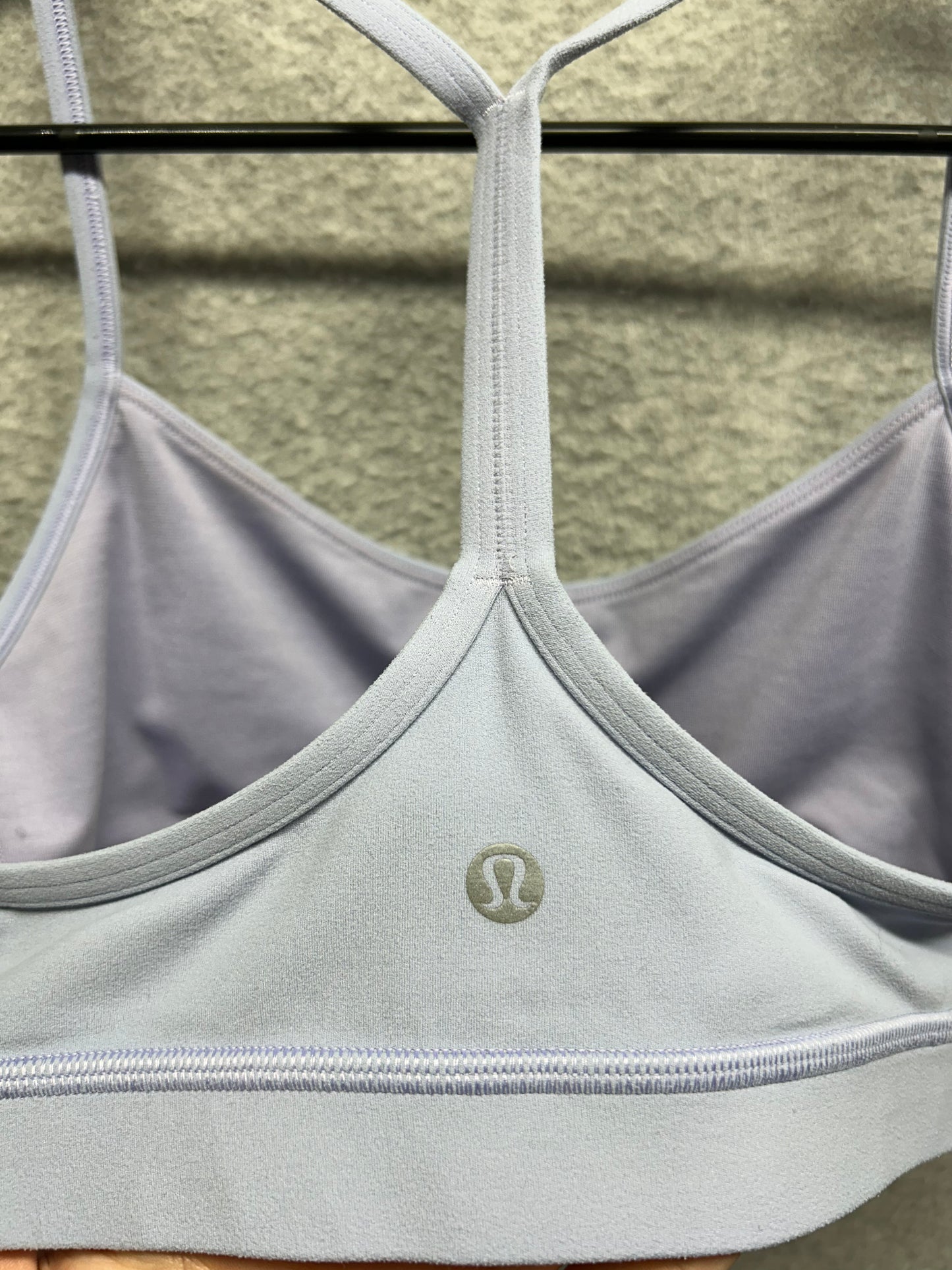 Lululemon Flow Y Bra Nulu Size 10 Lilac Smoke