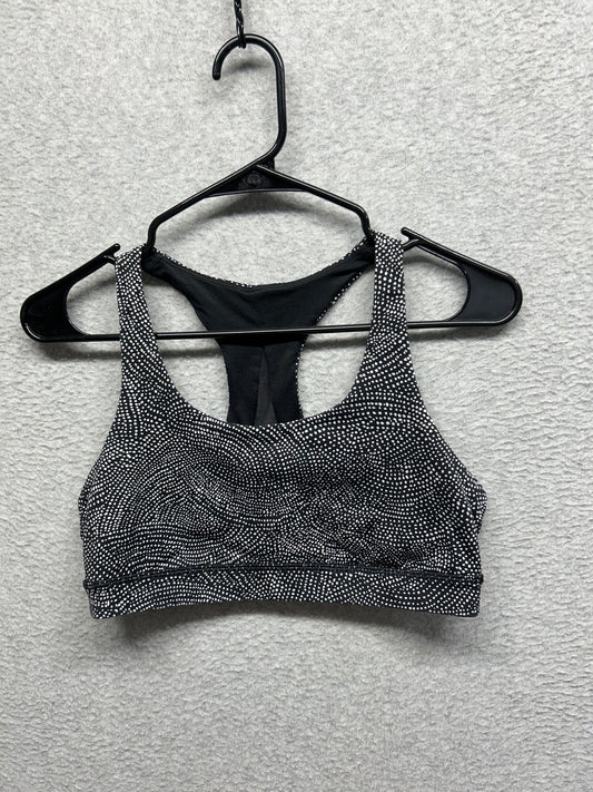 Lululemon Invigorate Bra Size 10 Free Spirit Alpine White | Black