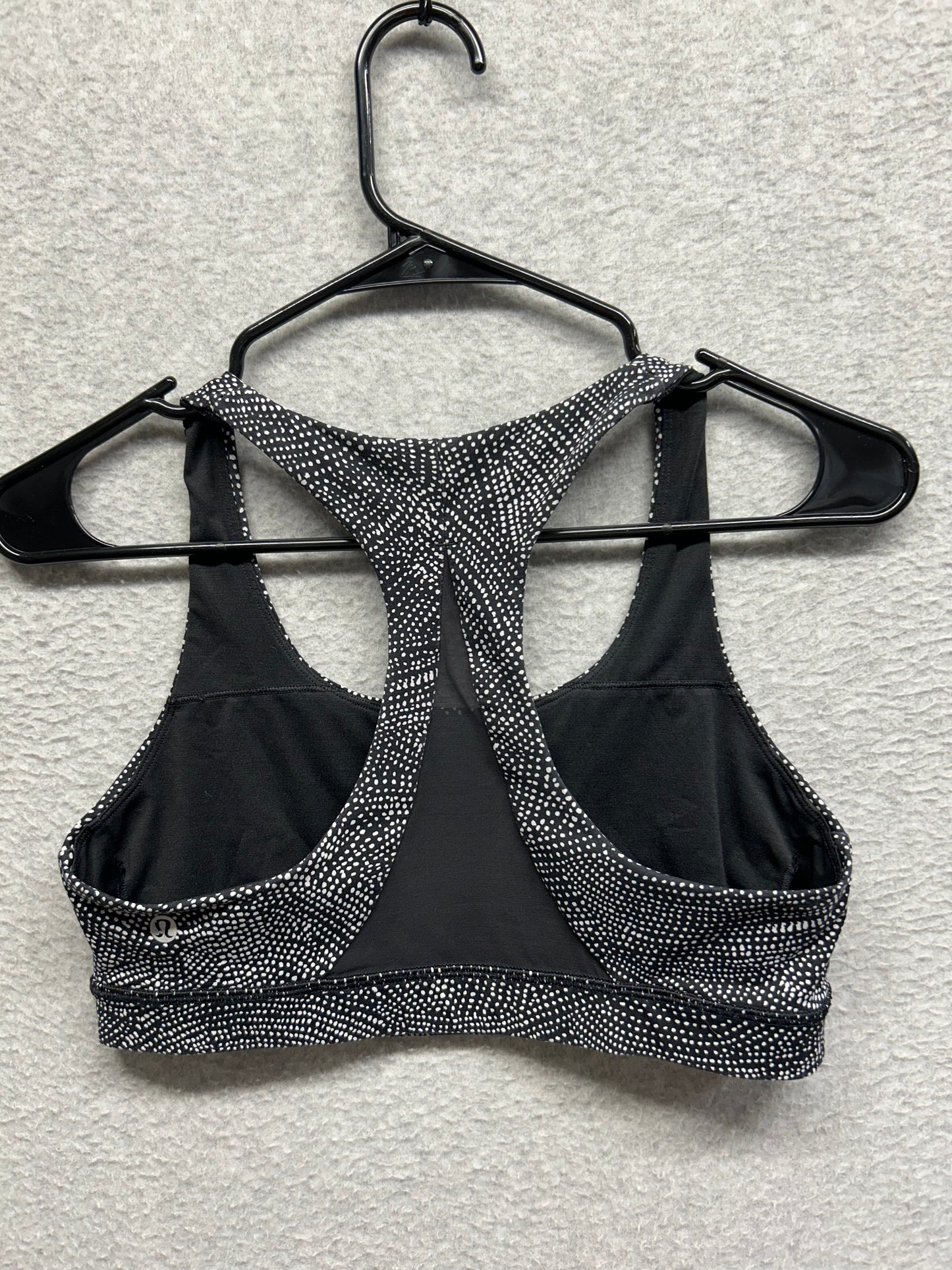 Lululemon Invigorate Bra Size 10 Free Spirit Alpine White | Black