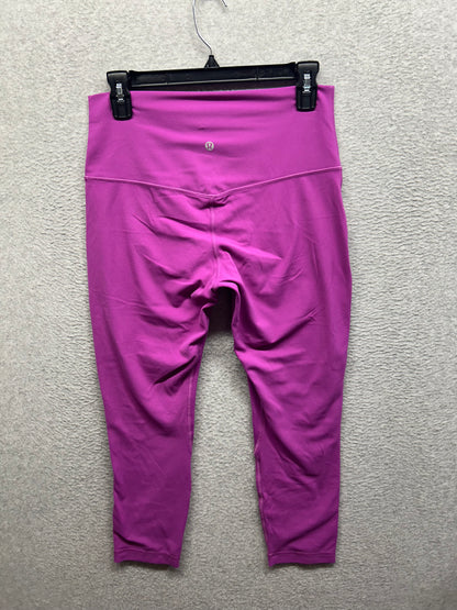 Lululemon Align High-Rise Crop 23" Size 10 Vivid Plum