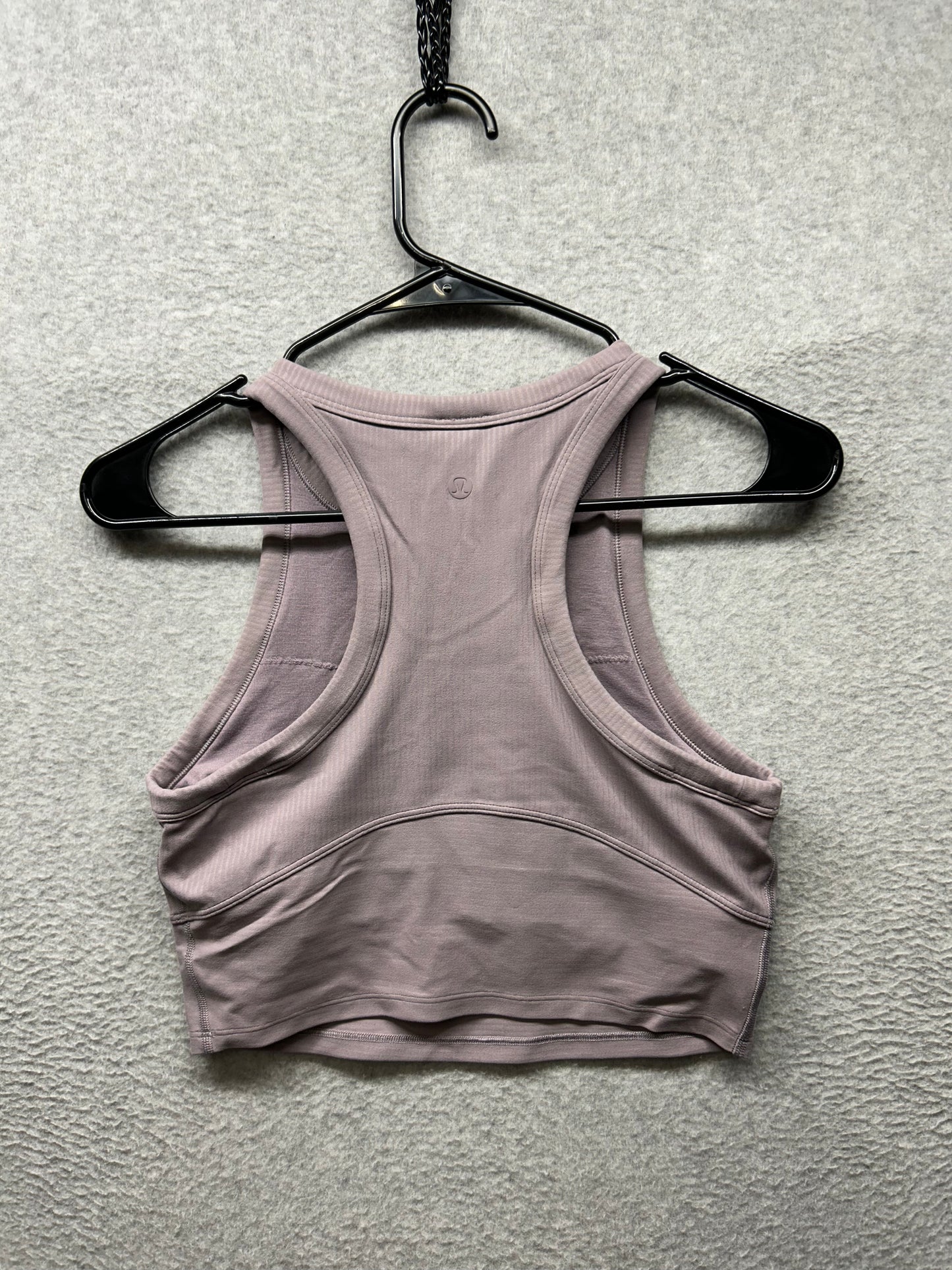 Lululemon Blissful Bend Tank Top Size 6 Emboss Violet Verbena