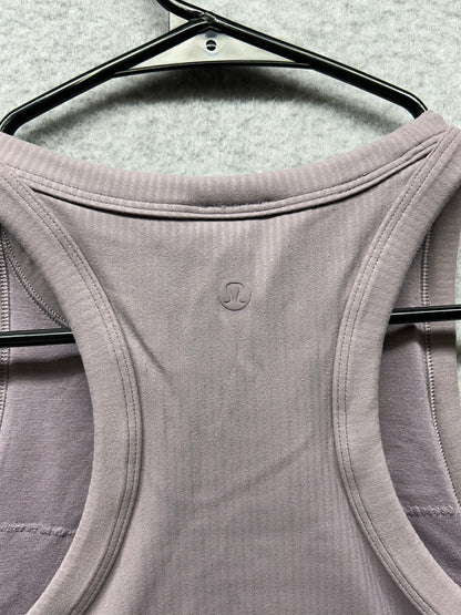 Lululemon Blissful Bend Tank Top Size 6 Emboss Violet Verbena