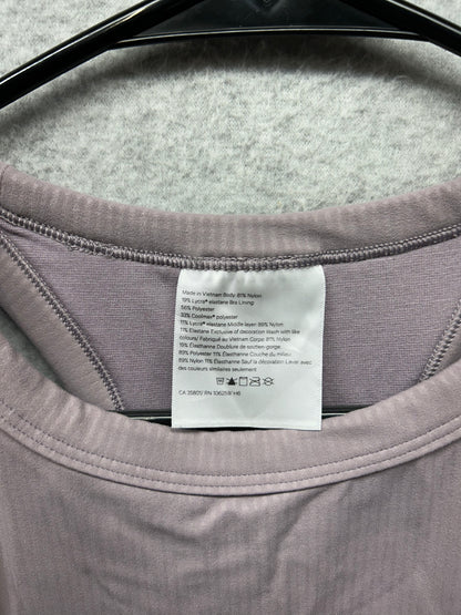 Lululemon Blissful Bend Tank Top Size 6 Emboss Violet Verbena