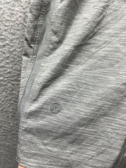 Lululemon Pace Breaker Short Linerless 7" Mens Size Small Heather Allover Sea Salt Light Cast