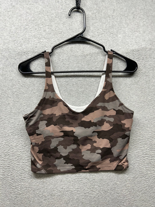 Lululemon Align Tank Size 10 Heritage 365 Camo Dusty Bronze Multi