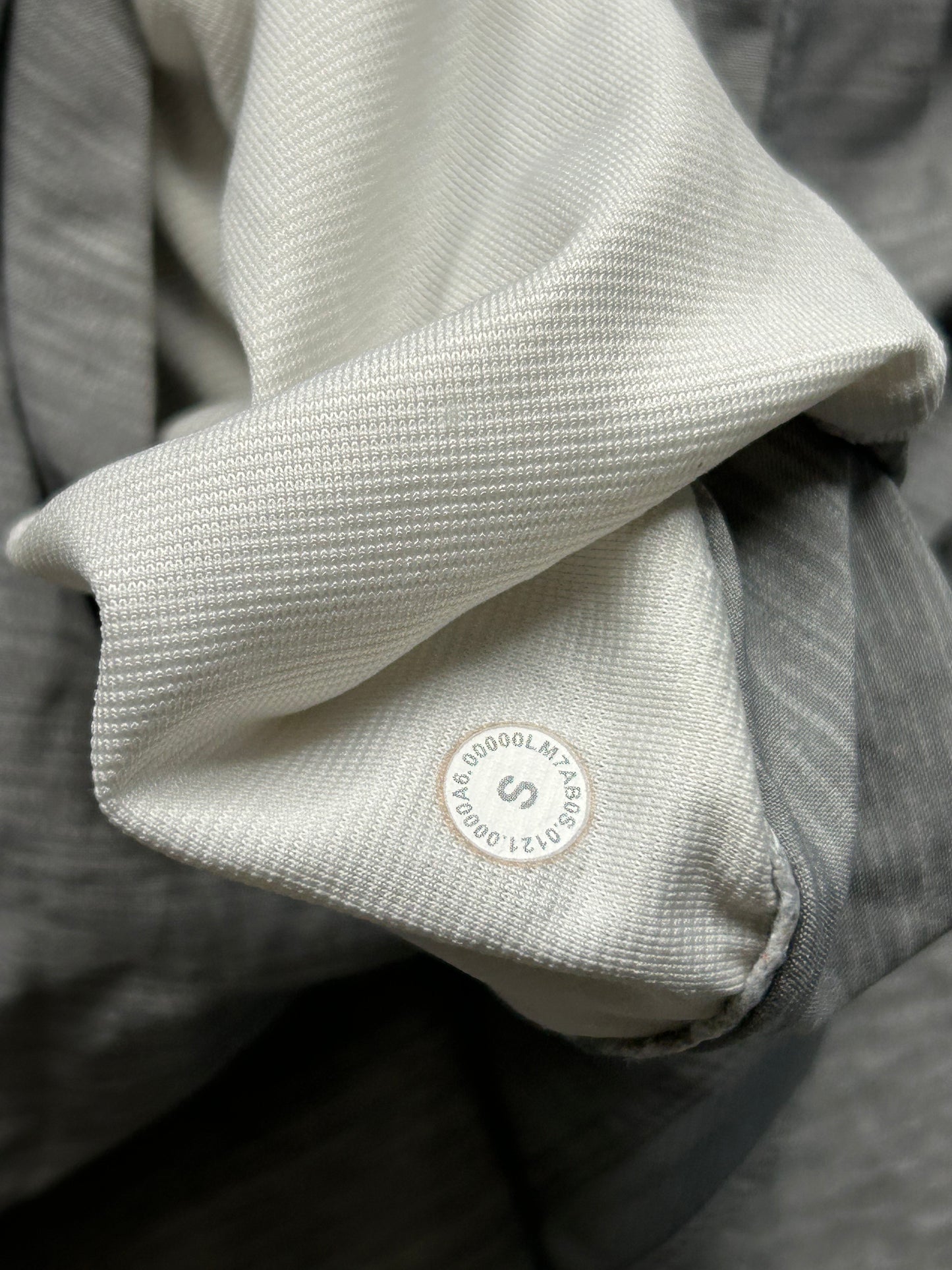Lululemon Pace Breaker Short Linerless 7" Mens Size Small Heather Allover Sea Salt Light Cast