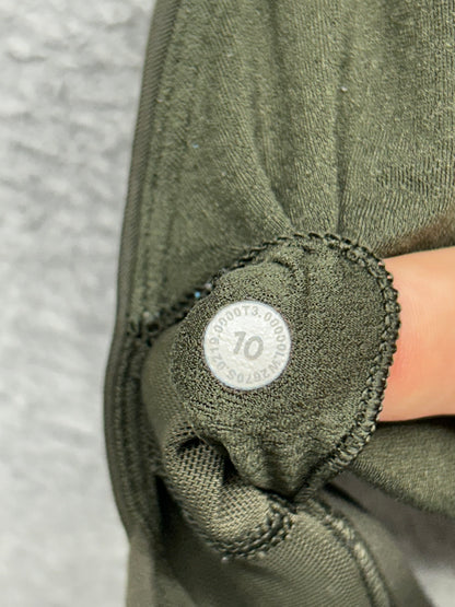 Lululemon Free To Be Bra Wild Size 10 Gator Green