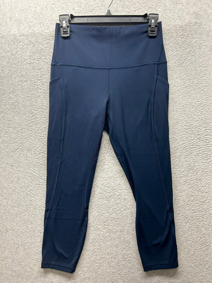 Lululemon Align High Rise Crop with Pockets 22" Size 8 True Navy