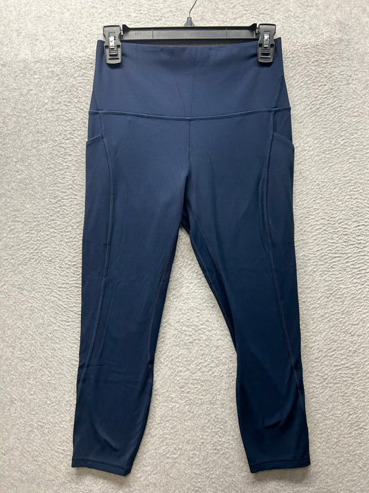 Lululemon Align High Rise Crop with Pockets 22" Size 8 True Navy